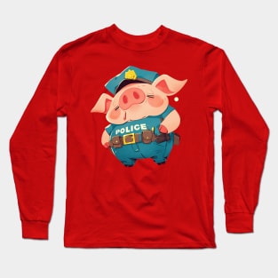 pig police Long Sleeve T-Shirt